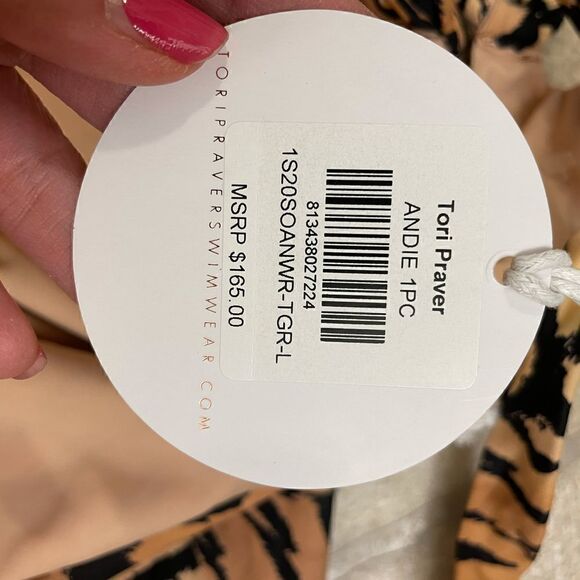 Tori Praver Andie Swimwear NWT Size L - Picture 5 of 7